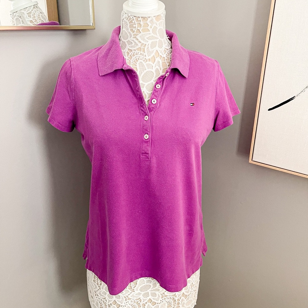 Maroon Collared Polo Tee
